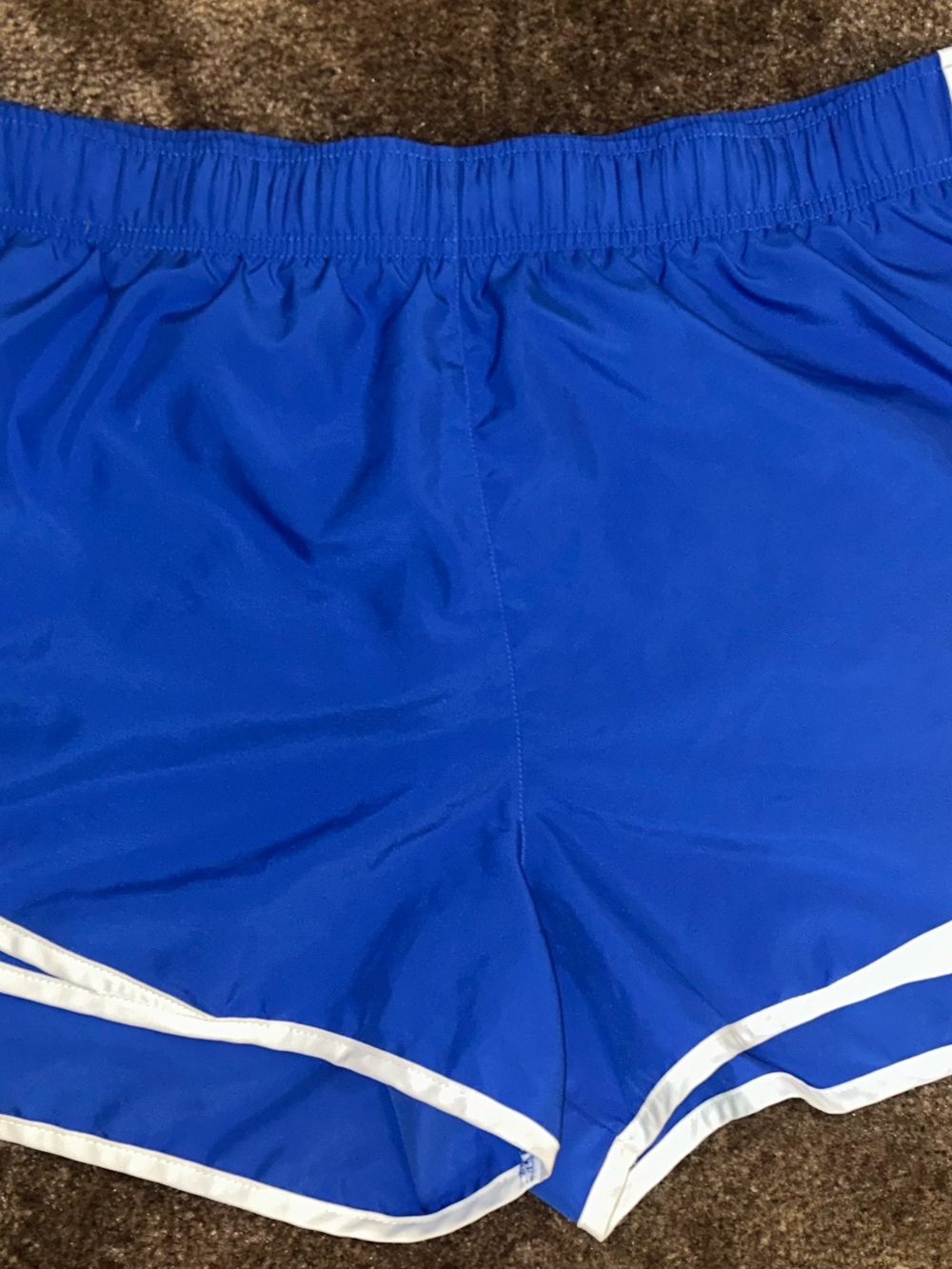 Nike Women’s Royal Blue Athletic Shorts with White Trim